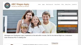 Abcwages.com Paydayloan Login | Implement on the web within ...