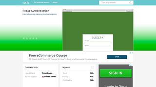 abcmcorp.training.reliaslearning.com - Relias Authentication ... - Sur.ly