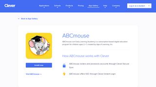 ABCmouse - Clever application gallery | Clever