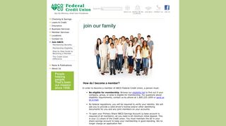 ABCO FCU: Join Our Family - ABCO Federal Credit Union