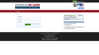 User account | ABCTE - American Board for Certification of Teacher ...