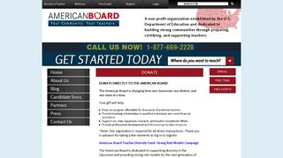 Donate - ABCTE |The American Board | Teacher Certification