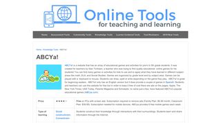 ABCYa! – Online Tools for Teaching & Learning - UMass Blogs