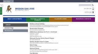 Library / Web Resources - Fremont Unified School District