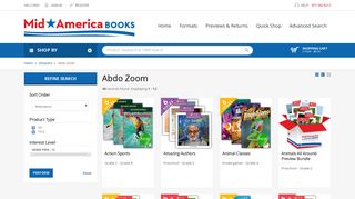 Abdo Zoom - Publishers - MidAmerica Books