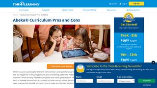 Abeka® Curriculum Pros and Cons | Time4Learning