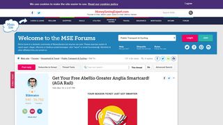 Get Your Free Abellio Greater Anglia Smartcard! (AGA Rail ...