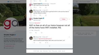 Greater Anglia on Twitter: 