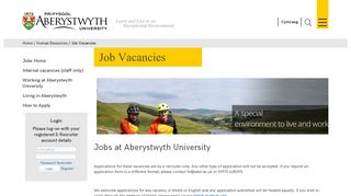 Aberystwyth University Jobs