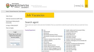 Job Vacancies - Aberystwyth University Jobs