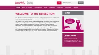 ABF Pensions - DB Section - Homepage