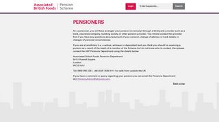 ABF Pensions - DC Section - Pensioners