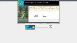 DMHAS Behavioral Health Recovery Program - Basic - LOGIN