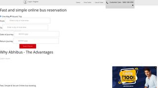 Online Bus Ticket Booking can be done Fast, Simple and ... - Abhibus