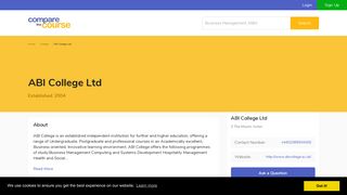 ABI College Ltd - Compare the Course