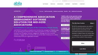 Membership Management Software | Abila netFORUM Pro