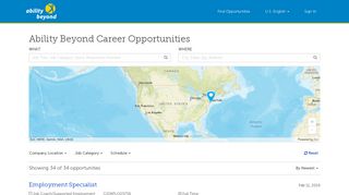 Ability Beyond Career Opportunities - My Job Search