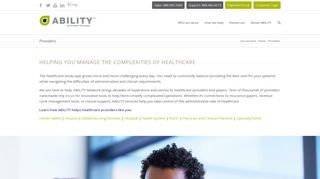 Providers rely on ABILITY Network