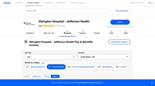 Working at Abington Hospital - Jefferson Health: 54 Reviews about ...