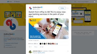 Andhra Bank on Twitter: 