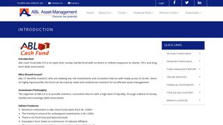 Introduction - ABL Asset Management | Mutual Funds| Retirement ...