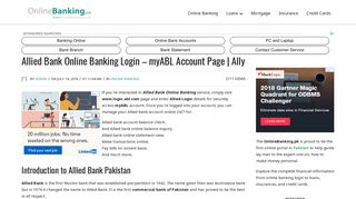 www.login.abl.com - Allied Bank Online Banking | myABL