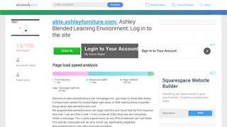 Access able.ashleyfurniture.com. Ashley Blended Learning ...
