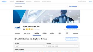 ABM Industries, Inc. Employee Reviews - Indeed