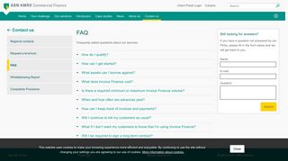 FAQ | ABN AMRO Commercial Finance