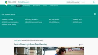 Invoice Financing & Asset Based Lending - ABN AMRO UK