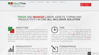 AboutTime: Mobile Resource Management Employee Time Tracking