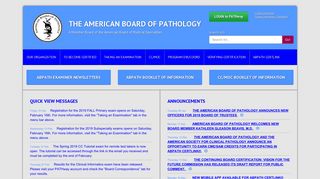American Board of Pathology