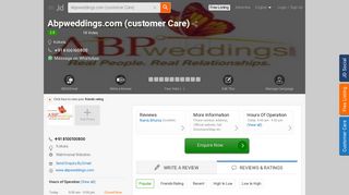 Abpweddings.com (customer Care) - ABP Weddings see ... - Justdial