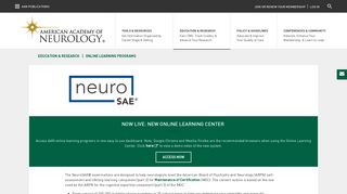 NeuroSAE - American Academy of Neurology