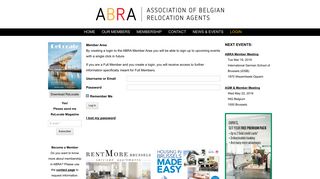 Login - ABRA - Abra Relocations