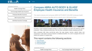 Compare ABRA AUTO BODY & GLASS' Employee Health Insurance ...