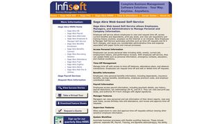 Employee Self Service - Sage Abra ESS - HR Payroll Software @ Infisoft