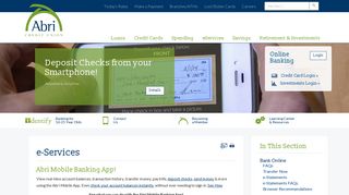 Online Banking - Abri Credit Union