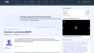 Examiner's comments ABRSM | TES Community