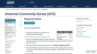 Respond Online - Census Bureau