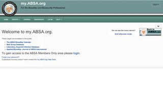 HomePage | my.ABSA.org - For the Biosafety and Biosecurity ...