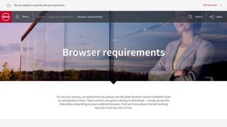 Absa | Browser requirements