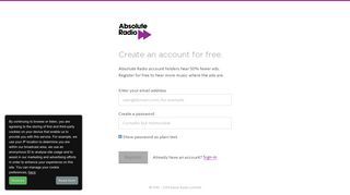 Manage Your Absolute Radio Account