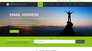 Absolute-Email: Email, Domain & Website Hosting Services