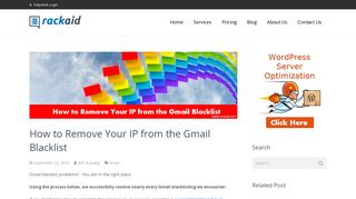 How to Remove Your IP from the Gmail Blacklist - rackAID