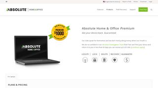 Absolute Home & Office - Products - LoJack - Absolute Software
