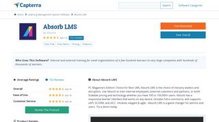 Absorb LMS Reviews and Pricing - 2019 - Capterra