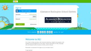 IXL - Alamance Burlington School System