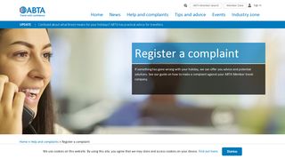 Customer Support | Register a Travel or Holiday Complaint | ABTA