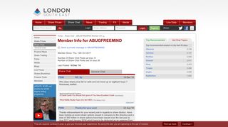 Member Info for ABUGFREEMIND on London South East
